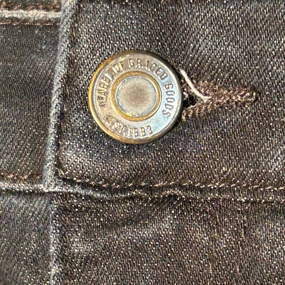 H&M LOGG Black Denim Coastal Cowgirl Style Mini Skirt Label of Graded Goods‎ - Picture 4 of 4